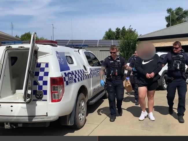 An Echuca man arrested by Viper officers during an operation targeting bikies