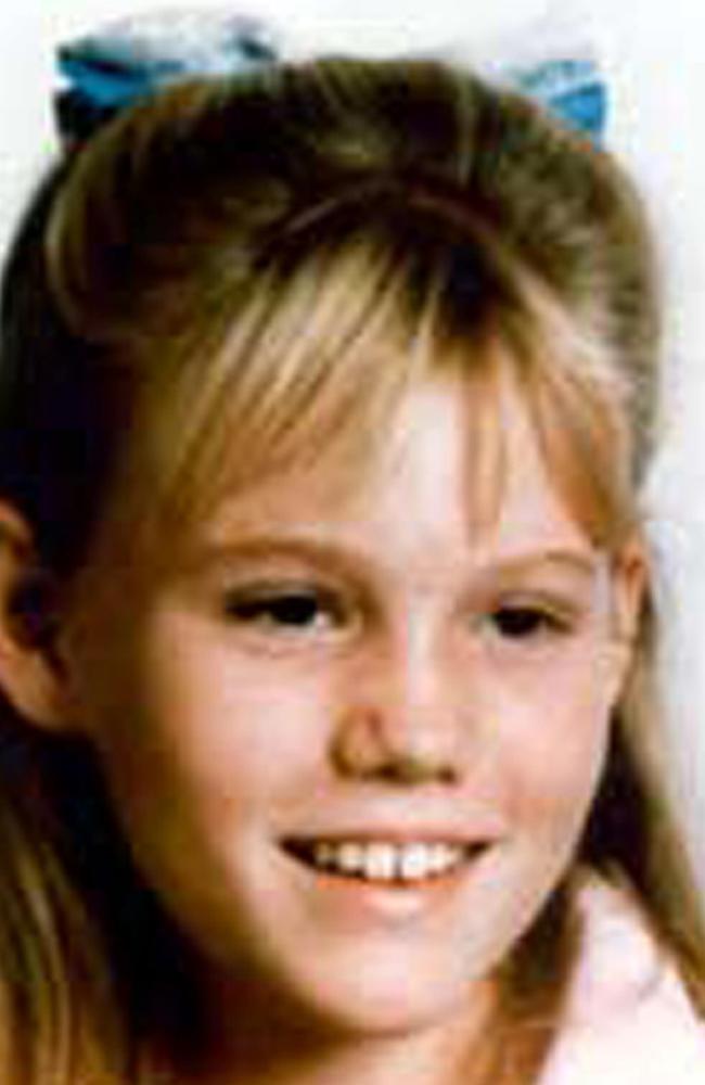 Jaycee Lee Dugard when she was a young girl.