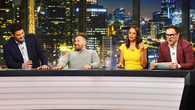 The 2019 Footy Show failed to resonate with viewers. Picture: Nicki Connolly