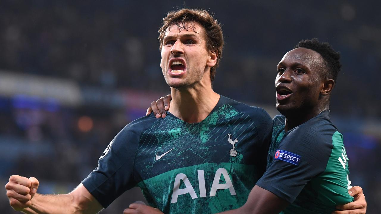 Fernando Llorente was the unlikely hero as Tottenham downed Manchester City in the most sensational of circumstances