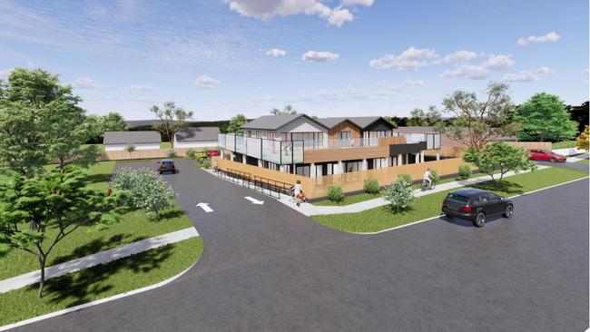 A render of the proposed childcare centre in Mount Evelyn, set to be on the same site as McDonald’s.