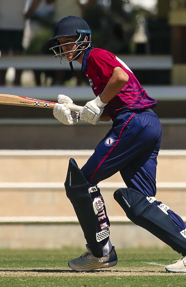 BSHS’s Charlie McGrath as the Southport School v Brisbane State High School at The Southport School/Village Green. Picture: Glenn Campbell