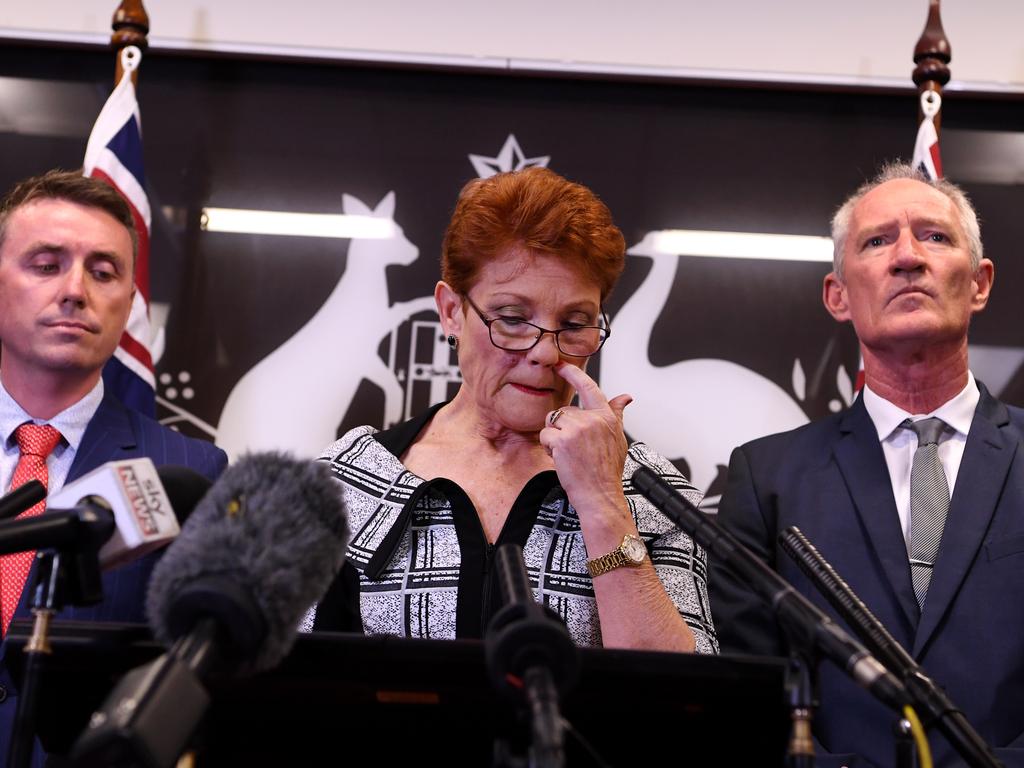 Steve Dickson (right, with Ashby and Hanson after the gun lobby film) resigned on Monday after the Strippergate scandal. Picture: Dan Peled.