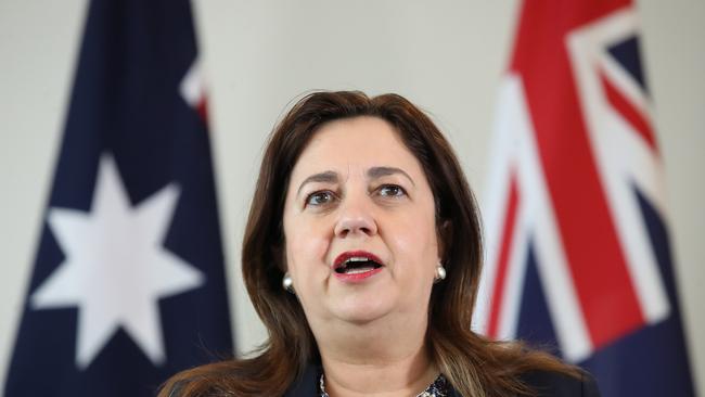 Queensland Premier Annastacia Palaszczuk who is urging FNQ residents to stop stalling and get vaccinated before it’s too late Picture: NCA NewsWire / Jono Searle