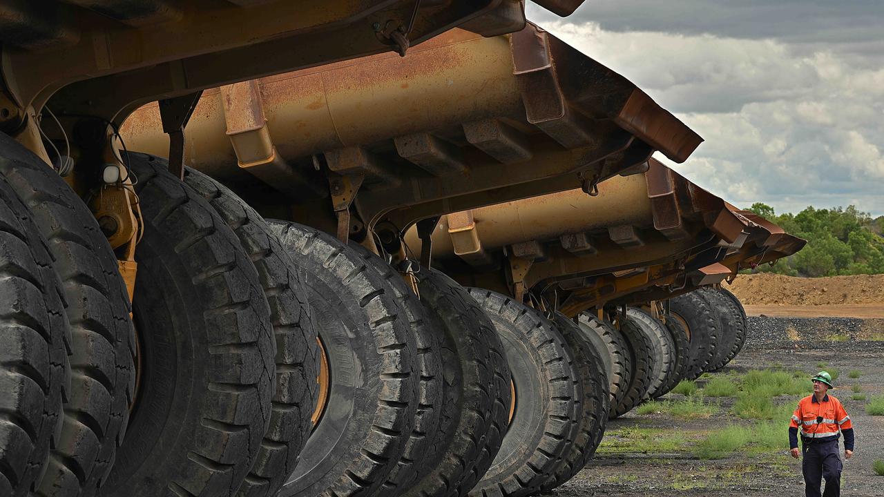 The New Acland coal mine, outside Oakey, west of Toowoomba in Queensland. Picture: Lyndon Mechielsen / The Australian