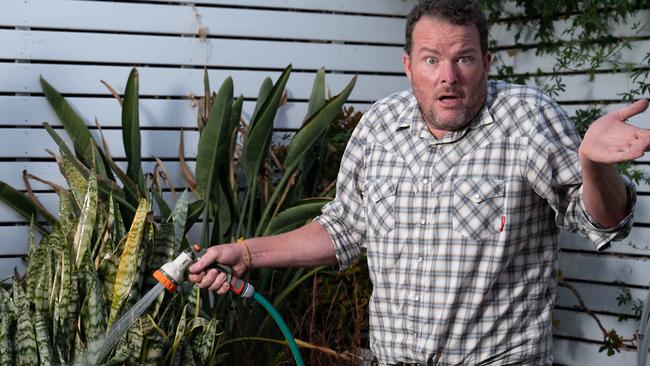 4th of May 2025  - Andrew ÃCosiÃ Costello was hit with a $1000 quarterly water bill. Photo: Naomi Jellicoe