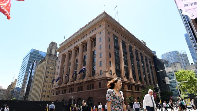 CBA’s building in Martin Place, Sydney. Picture: Tracey Nearmy