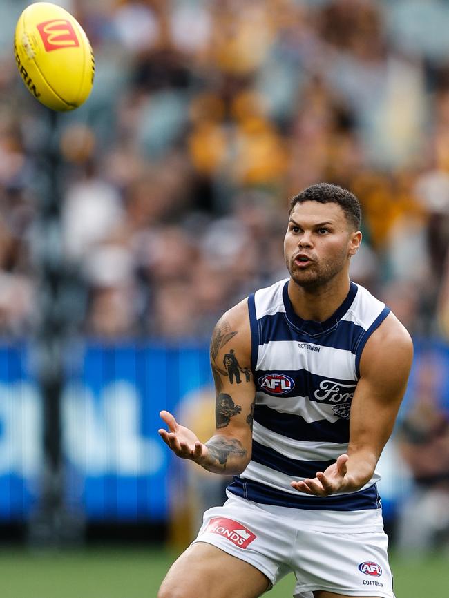 Brandan Parfitt has stepped up to the plate in the last fortnight. Picture: Dylan Burns/AFL Photos via Getty Images