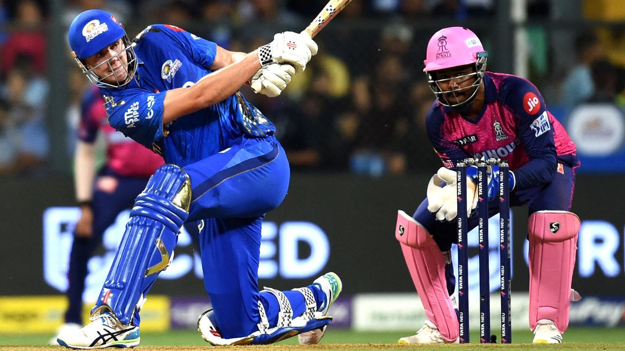 Cameron Green was snapped up by the Mumbai Indians for $3.15 million. Photo by Punit PARANJPE / AFP