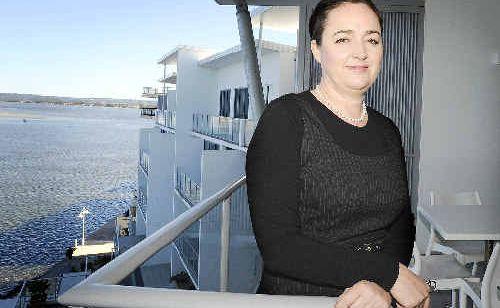 Karen Whiteford, general manager of the Ramada Hotel and Suites in Ballina, reports a 12 per cent increase in occupancy rates recently, despite the global financial crisis. . Picture: Cathy Adams