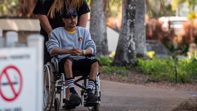 Palmerston teenager Peter Skeen was shot at six times by NT Police during an incident at Gray on March 8, 2022. Picture: Pema Tamang Pakhrin