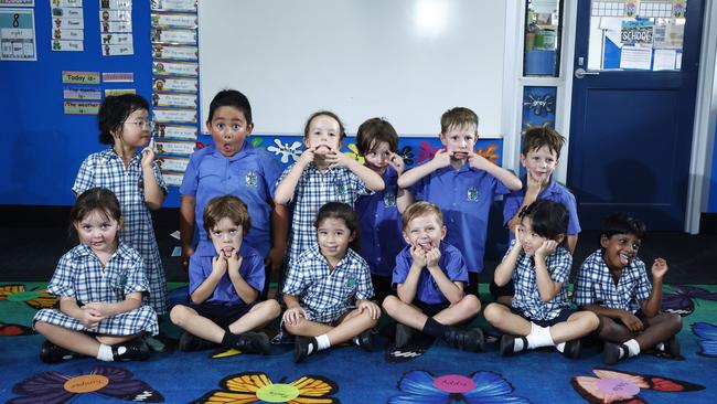 My First Year 2024: Peace Lutheran College: prep A: back: Chaeyeon Sung, Raoul Elias, Juniper Mumford, Arthur McDonald, Freddie Danton, Calvin Southwell; front: Georgia Prouchandy, Solomon Meadows, Anastasia Comino, Elias Kynigopoulos, Stella Oh, Evania Binoy. Picture: Brendan Radke