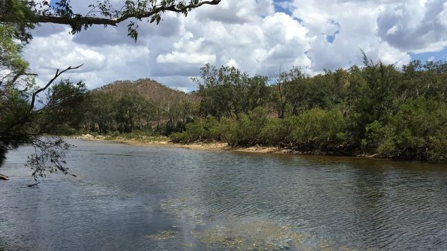 Urannah Creek, site of the proposed Urannah Dam, west of Mackay.