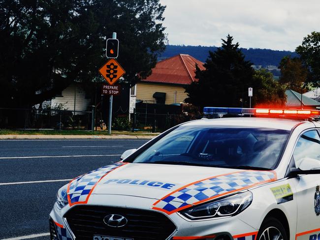 Police followed the cars through several suburbs.