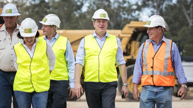 Queensland LNP leader Tim Nicholls says his party will ‘stabilise’ state debt through expense control. Picture: AAP Image/Glenn Hunt