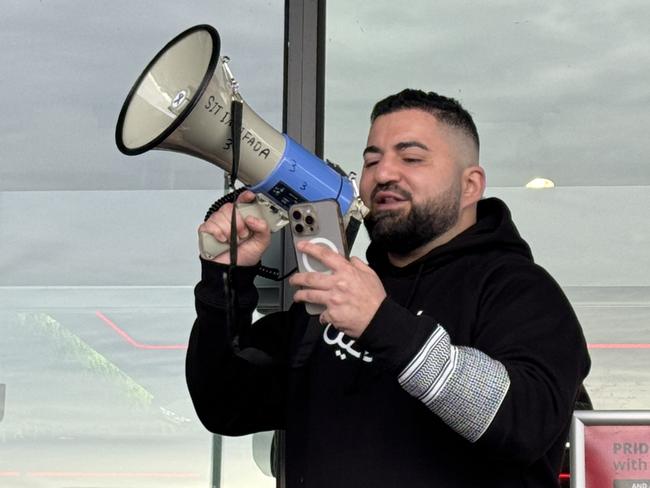 Mr Tayeh has been extremely vocal at dozens of pro-Palestine protests. Picture: Olivia Jenkins