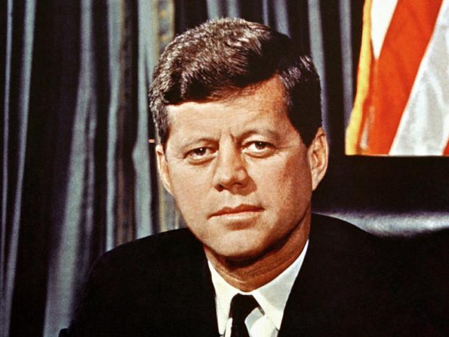 John F Kennedy was US President from 1961-1963. Picture: Getty Images