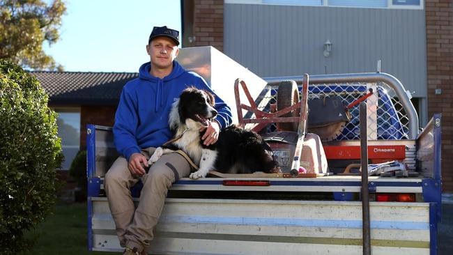 Landscaping business owner Lincoln Fisher.  Picture: Jason McCawley