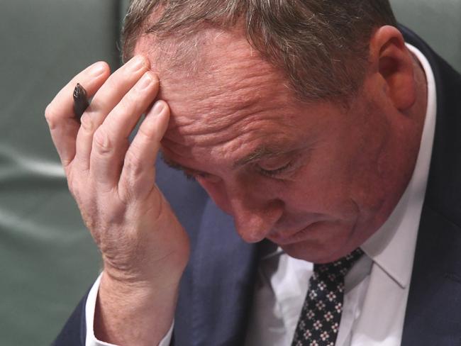 It has been a tough week for Deputy Prime Minister Barnaby Joyce. Picture: Lukas Coch