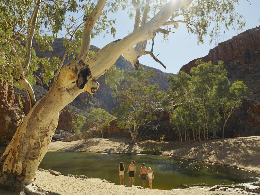 Ormiston Gorge Water Hole. Picture: Tourism NT/Matt Cherubino