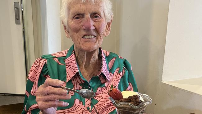 Catherine Erickson, a WWII veteran and war widow from Parkdale is celebrating her 100th birthday on January 20. Image: supplied.