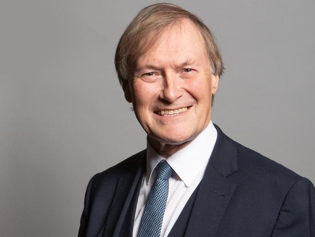 British Conservative MP Sir David Amess was brutally killed. Picture: AFP