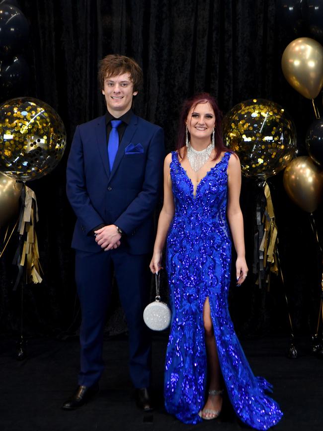 SCHOOL FORMAL 2022 - CALVARY CHRISTIAN COLLEGE. Jack Lange and Taylah Quinlan. Picture: Evan Morgan