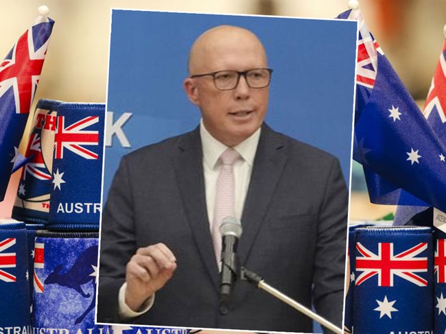 Opposition leader Peter Dutton wants Australia Day citizenship cermeonies conducted by all councils.Pictures: