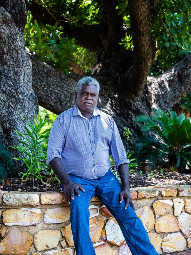 Independent Northern Territory MLA Yingiya Guyula pictured in Darwin. Picture: Amos Aikman