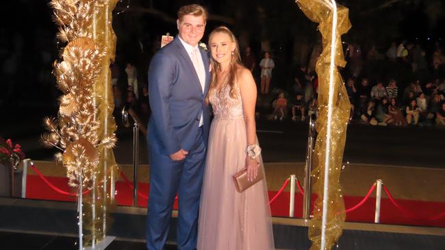 Fletcher Stanton &amp; Kate O‘Neill at the Xavier Catholic College formal.