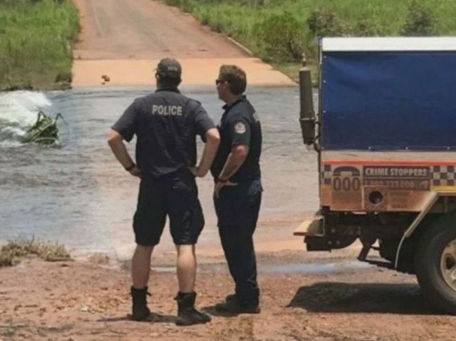 The search for a 1﻿2-year-old girl who went missing from a remote Northern Territory creek in a suspected crocodile attack more than 36 hours ago is now a recovery mission.  She had been swimming with family members at Mango Creek near the remote Aboriginal community of Nganmarriyanga - also known as Palumpa - 350km south-west of Darwin. Picture: Nine