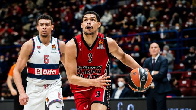 Trey Kell during the EuroLeague season this year. Picture: Roberto Finizio/Getty Images