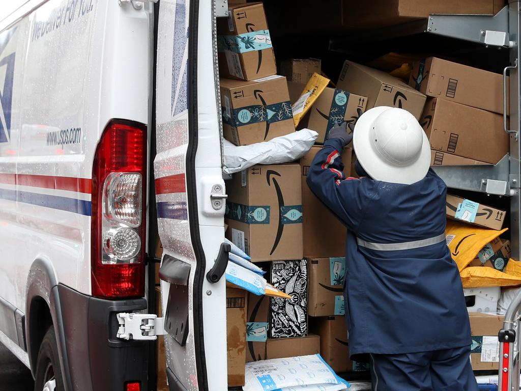 With social distancing restrictions expected to still be in place in Novembers, online shopping is expected to remain popular. Picture: Justin Sullivan/Getty Images.