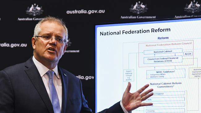 Australian Prime Minister Scott Morrison on Friday. Picture: AAP