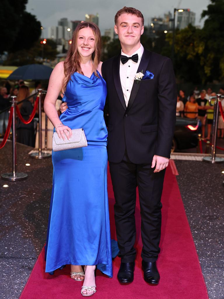 Students arrive for Robina State High formal at HOTA. Picture: Glenn Hampson.