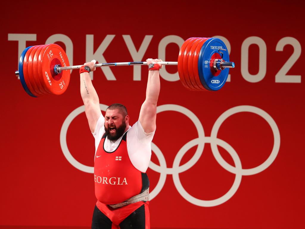 Tokyo Olympics Weightlifting Results Lasha Talakhadze World Record