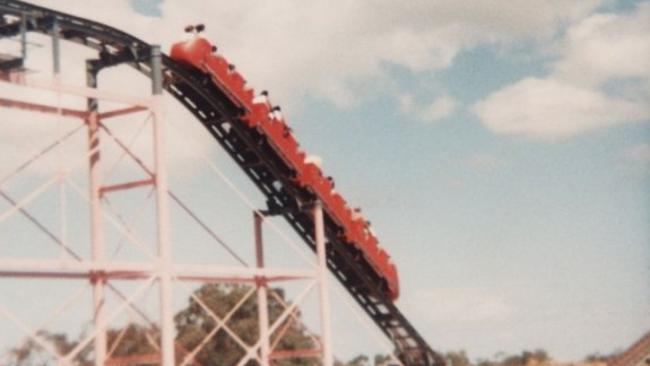 The roller coaster at Leisureland Fair. Picture: Facebook