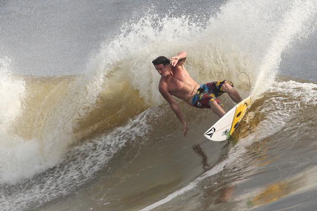 Alexandra Headland gets good lefts and rights for longboarders and shortboarders alike. Picture: Nicholas Falconer