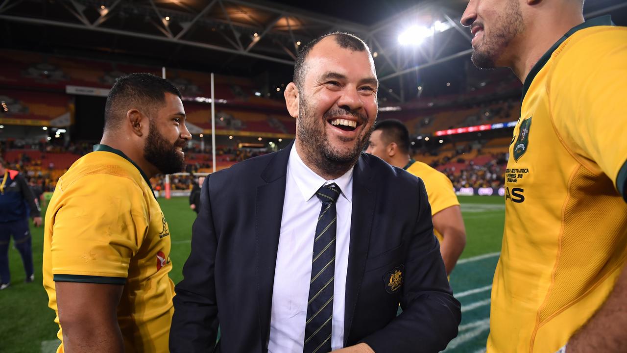 Michael Cheika has dropped his halves and fullback for Sunday’s crunch Test against Wales.