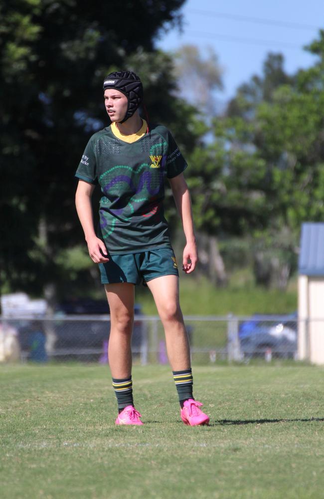 Ballymore Cup rugby action at the Albany Creek Brumbies Junior Rugby Union Club on Friday, April 12, 2024.