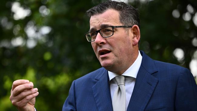 Premier Daniel Andrews says he has not seen Robert Redlich’s letter. Picture: AAP