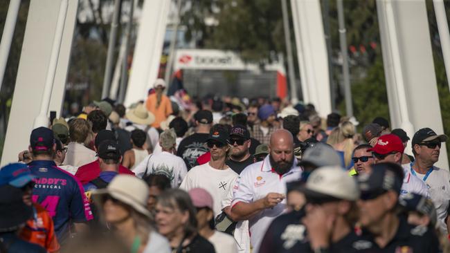 Fans enjoying the 2024 Gold Coast 500. Picture: Glenn Campbell