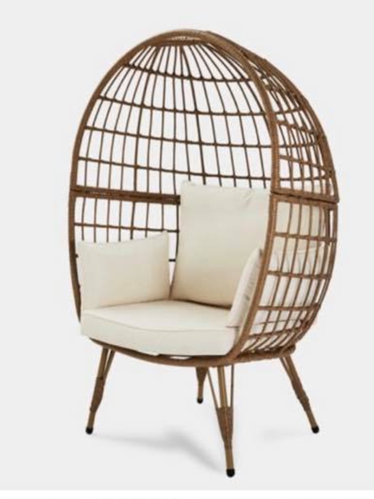 Kmart egg chair online new arrivals