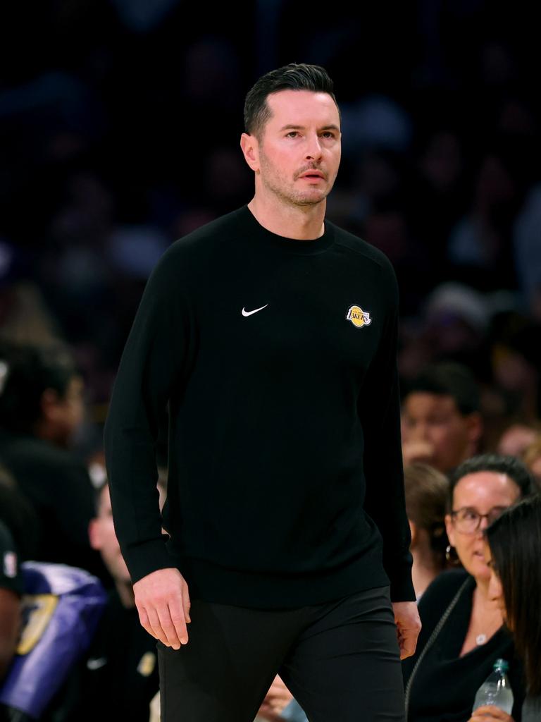 The Lakers coach refused to bite. (Photo by Harry How/Getty Images)