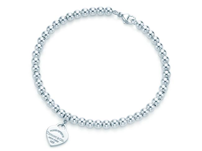 Tiffany Heart Tag Bead Bracelet