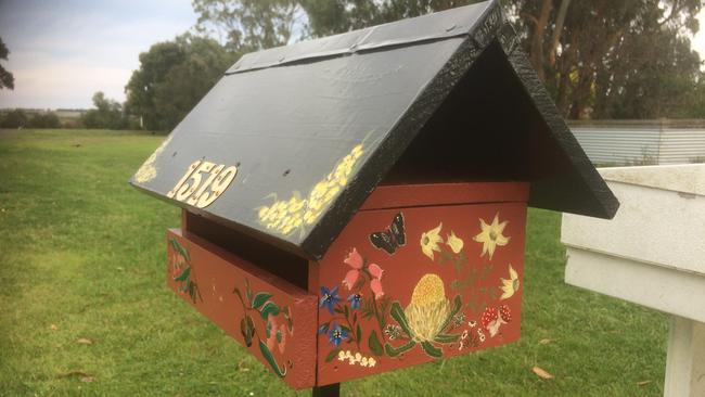 Harry’s letterbox. Picture: supplied