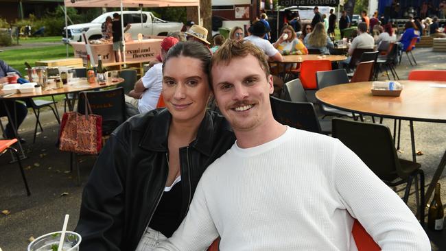 Tinamba Food and Wine Festival — Alex Smith and Chris Papadopoulis. Picture: David Smith