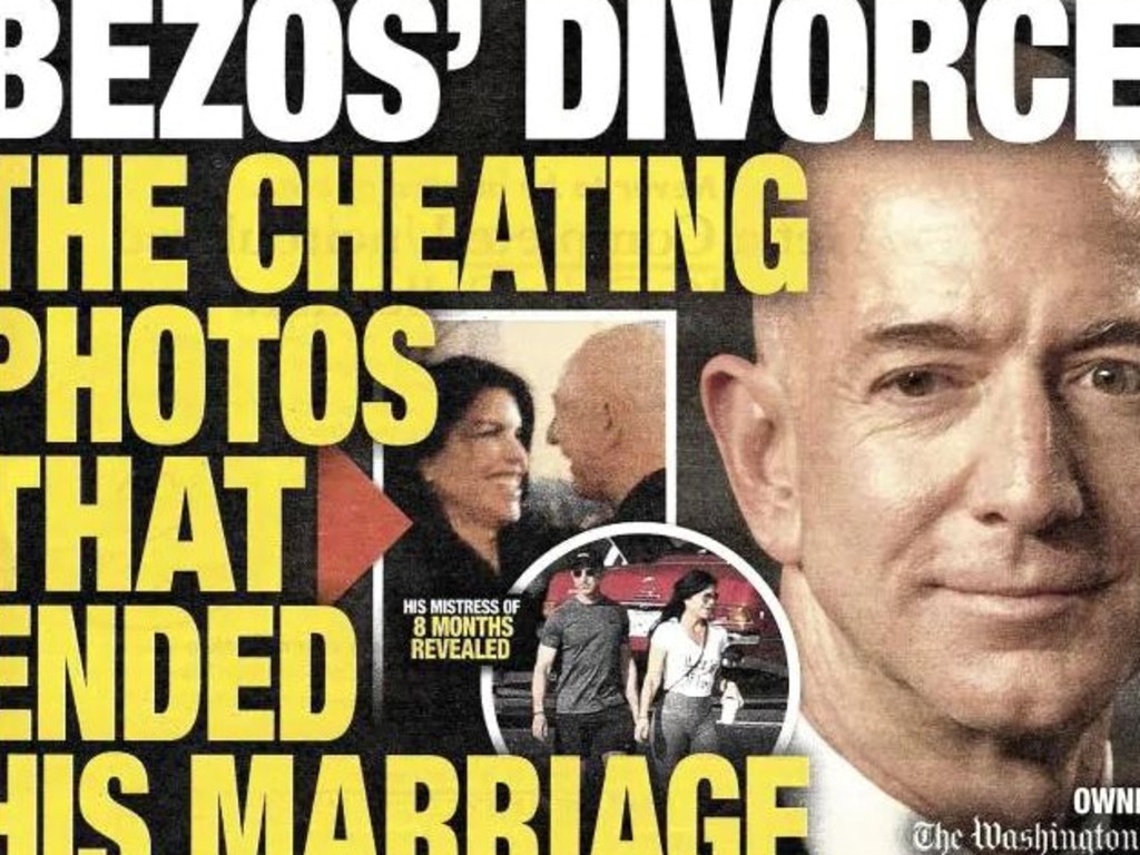 Jeff Bezos and his battle with the National Enquirer.