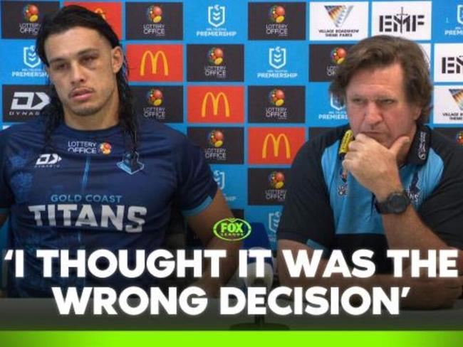 Des details why Titans were wronged