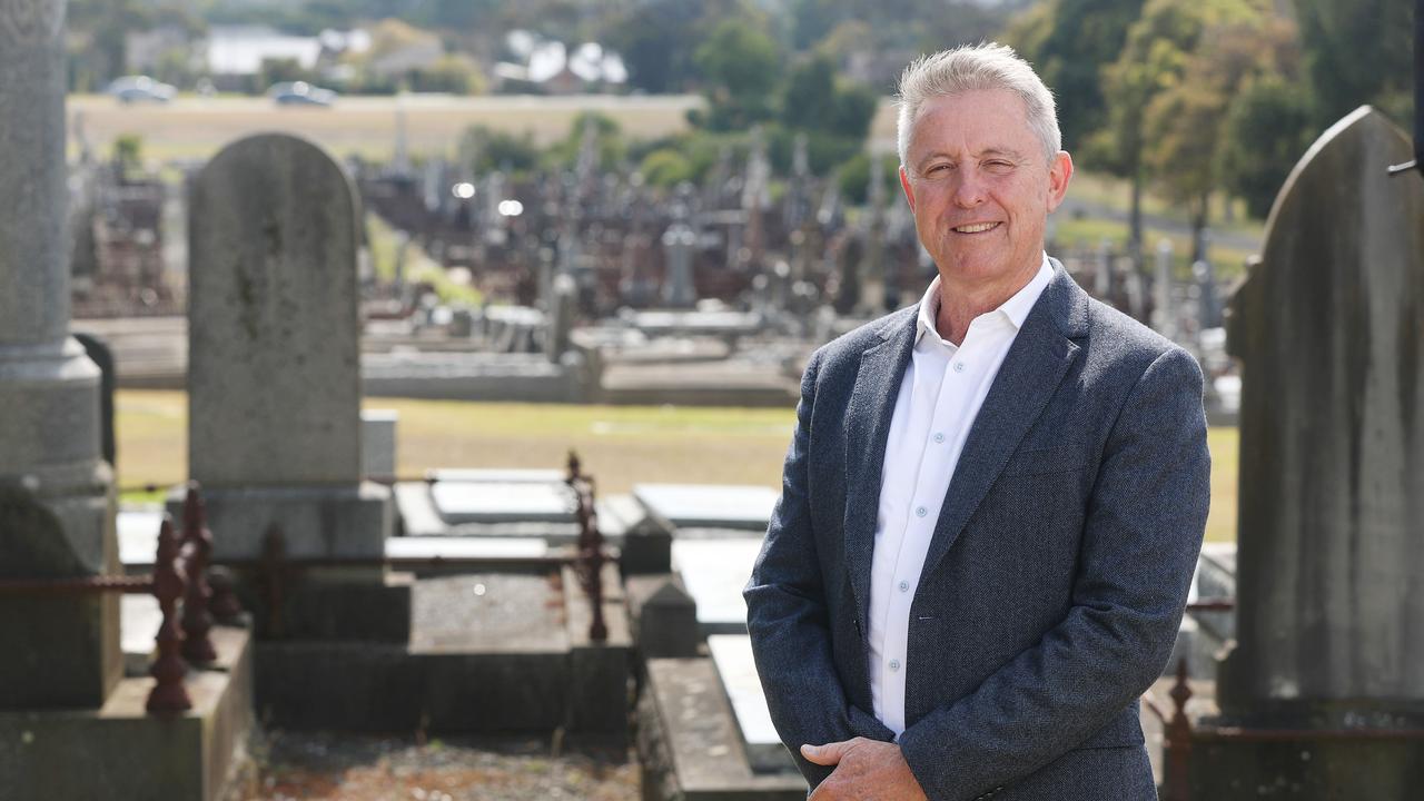 Geelong Cemeteries Trust chief executive Dean Matthews. Picture: Alan Barber.